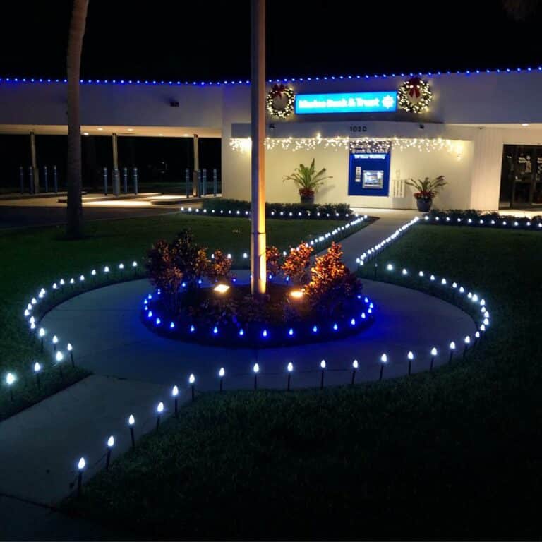 commercial Christmas lights Stuart FL